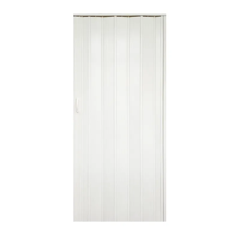 DOOR PVC POLYWOOD FD009 86X210CM FOLDING WHITE